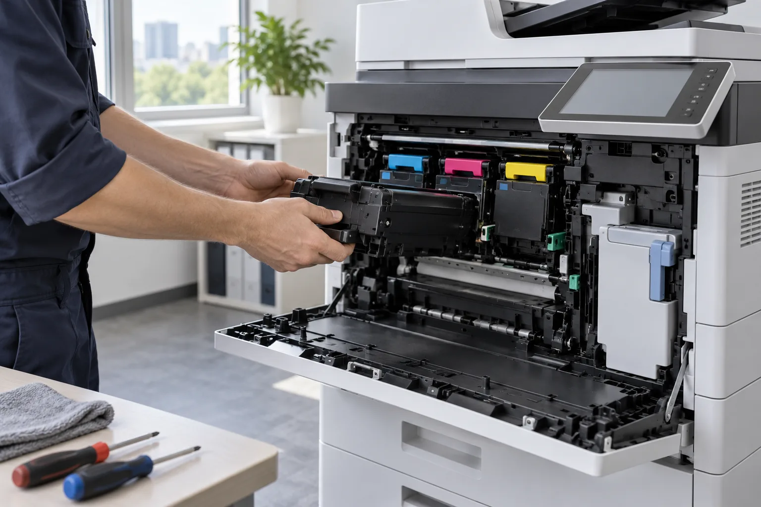 Printer AMC equipment inspection
