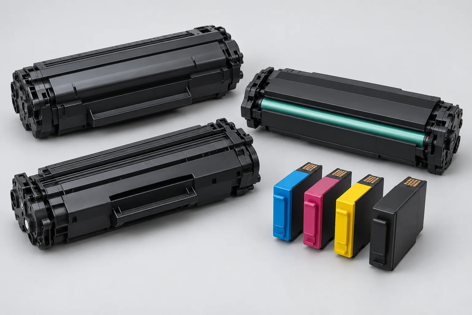 Toner and colour ink cartridges